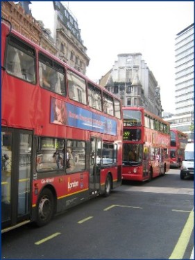 Double Decker Buses - Central London